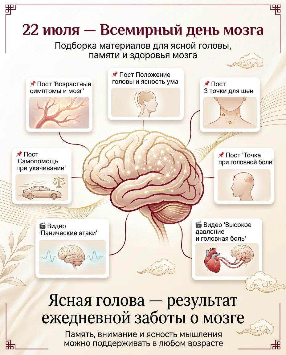 🧠 22 июля — Всемирный день мозга

Дорогие мои, мозг — удивительный труженик. Он работает каждую сек