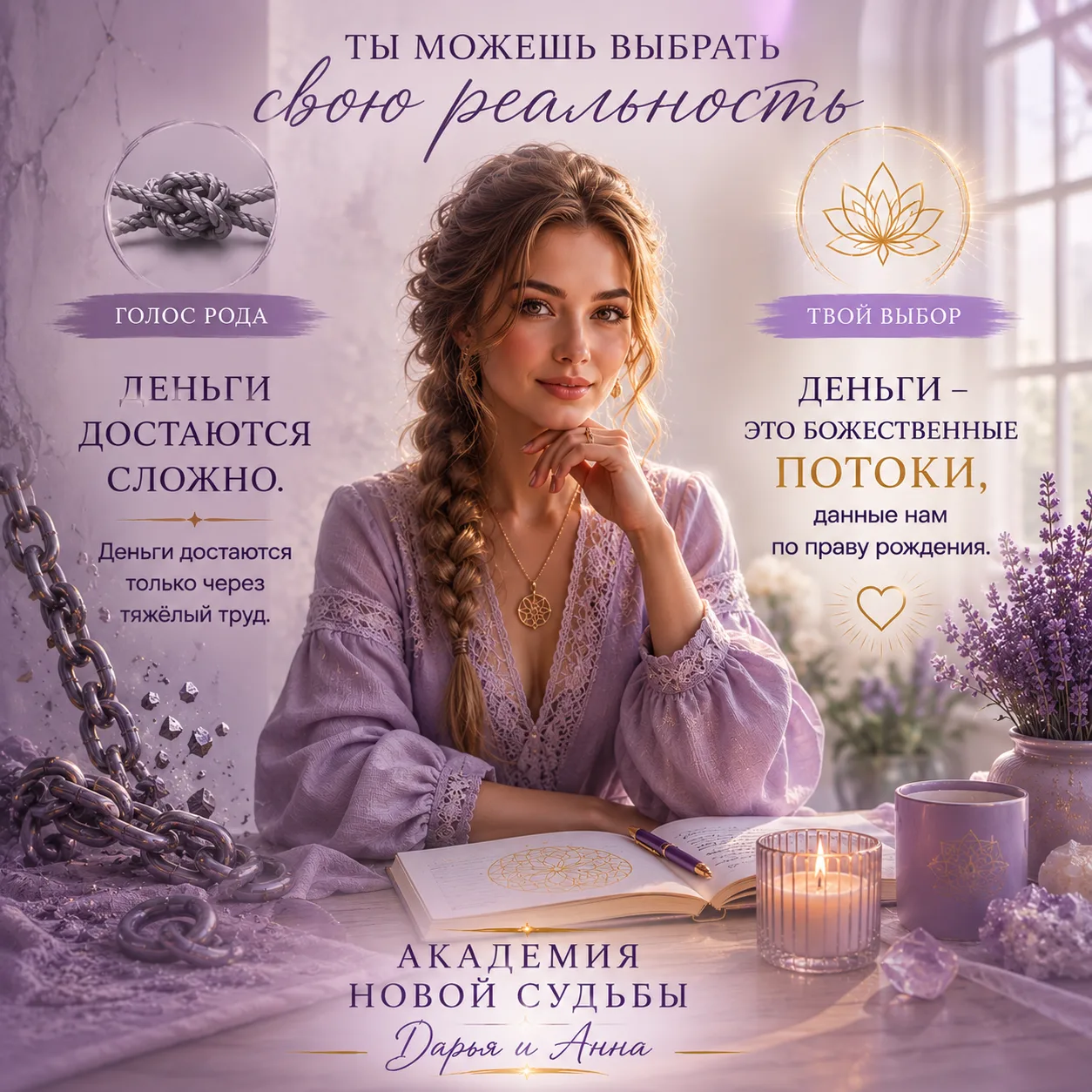 Выбор новой судьбы начинается с тебя💜
