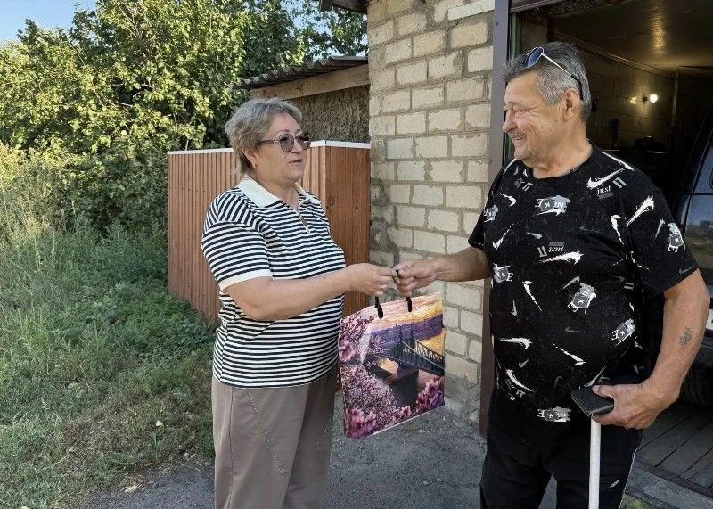 Адресное поздравление ветерана шахтерского труда. Больше информации на сайте https://dk...