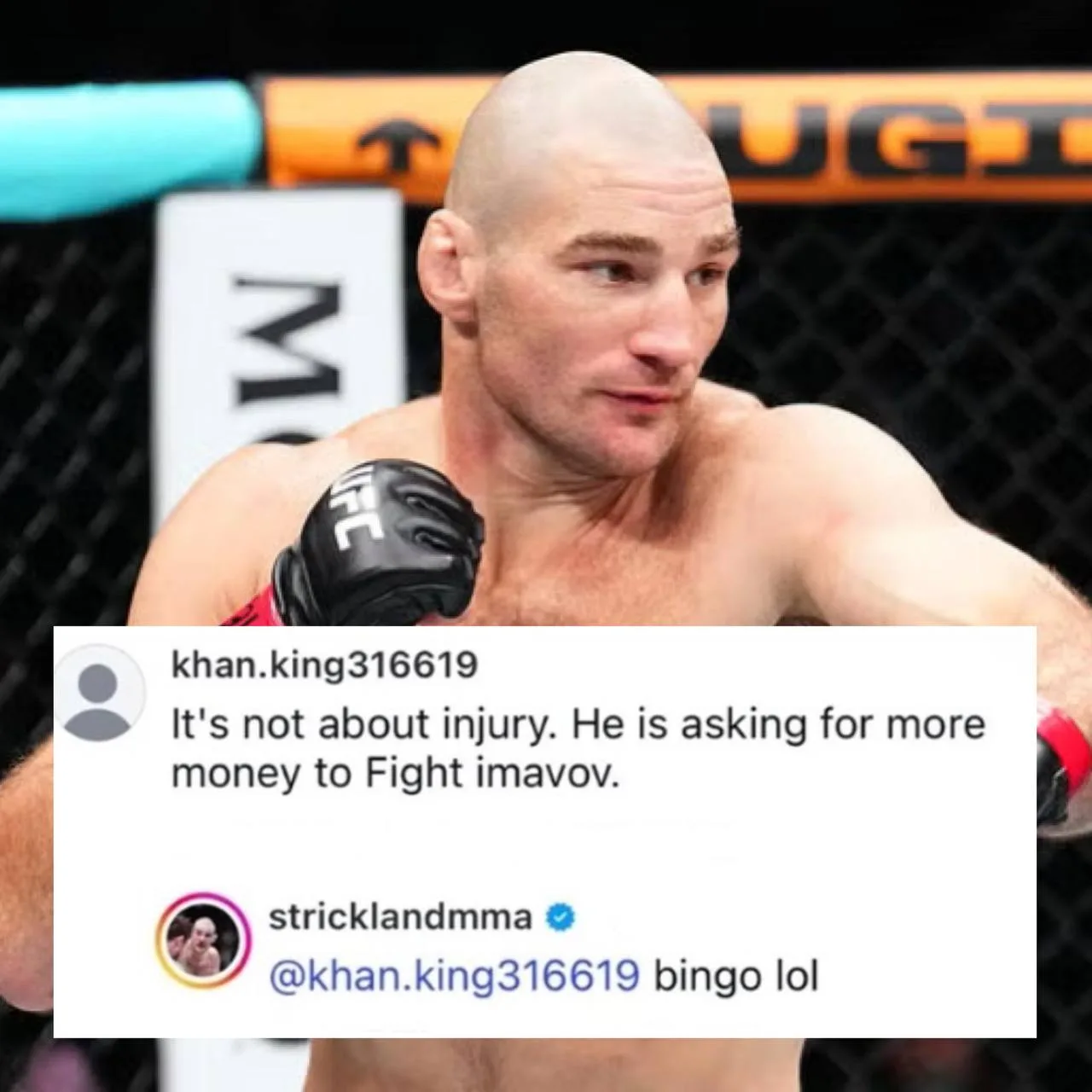 👍 Шон Стрикленд НЕ будет драться с Имаевым на карде UFC 335, потому что он хочет больш...