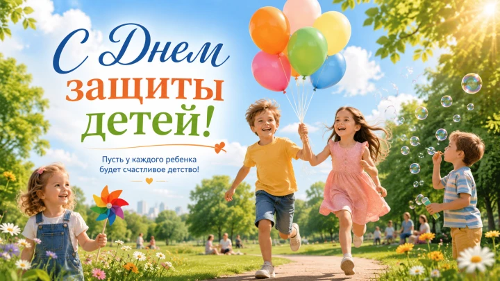 🎉 1 июня — Международный день защиты детей 🎉