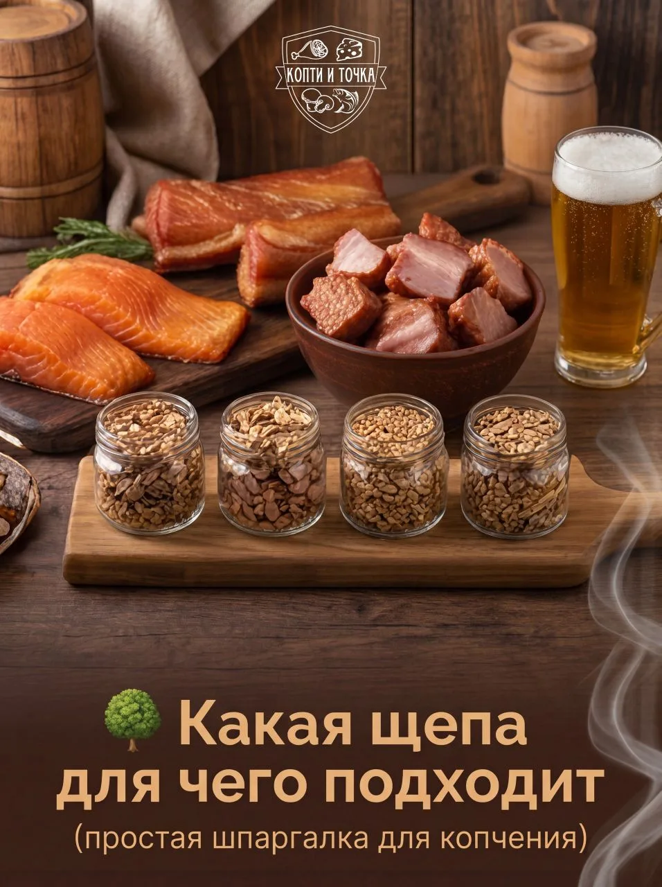 КАКАЯ ЩЕПА ДЛЯ ЧЕГО ПОДХОДИТ В КОПЧЕНИИ

Один из самых частых вопросов от тех, кто только начинает к