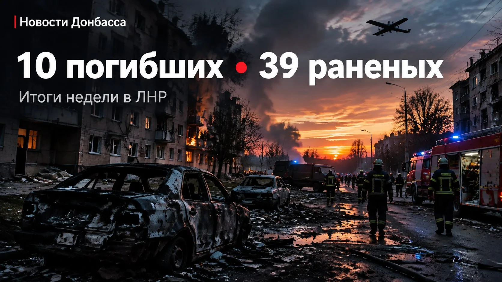 💥ЛНР под огнём: 10 погибших и 39 раненых за неделю