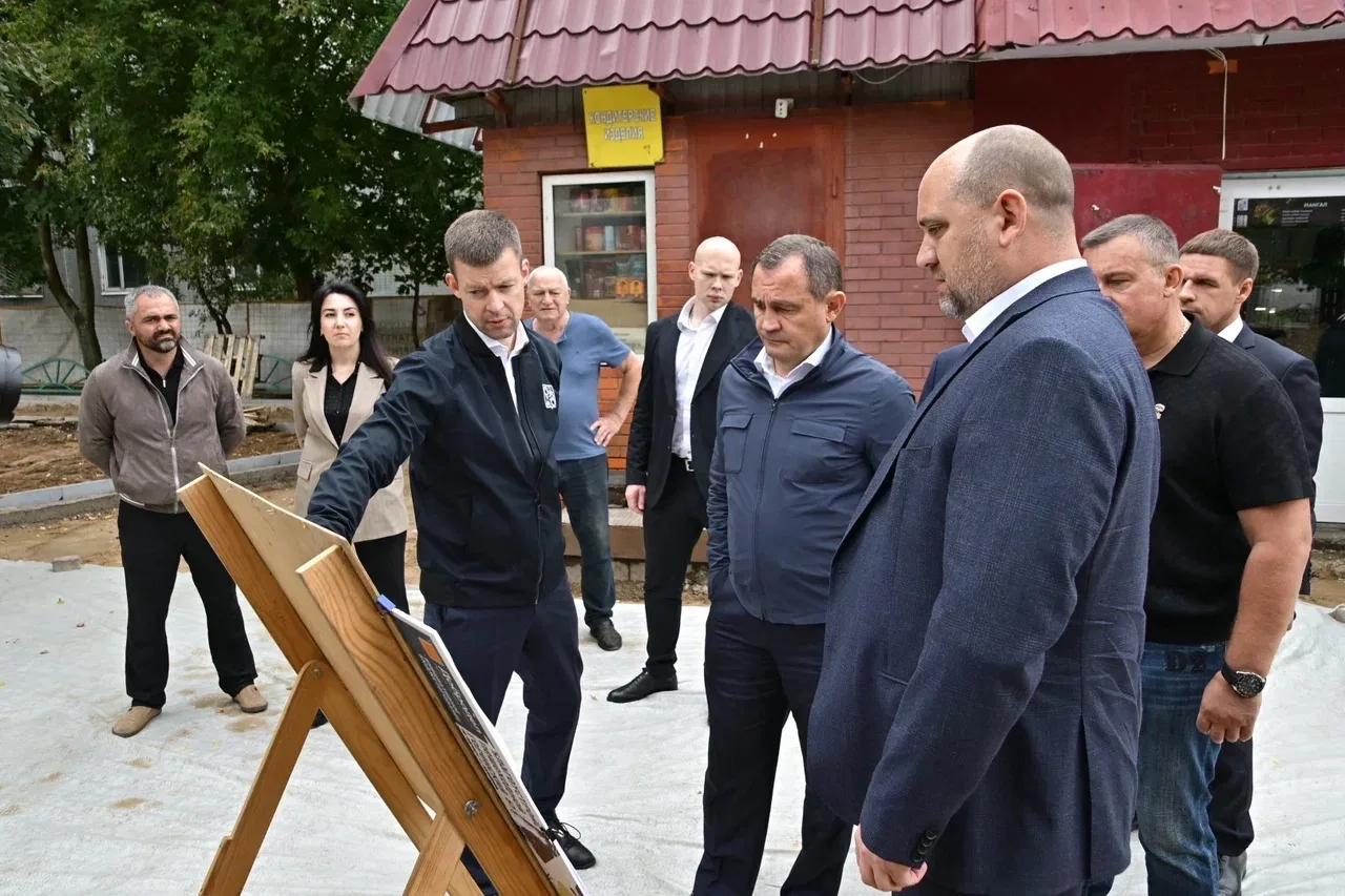 Благоустраиваем новый сквер в Павлино