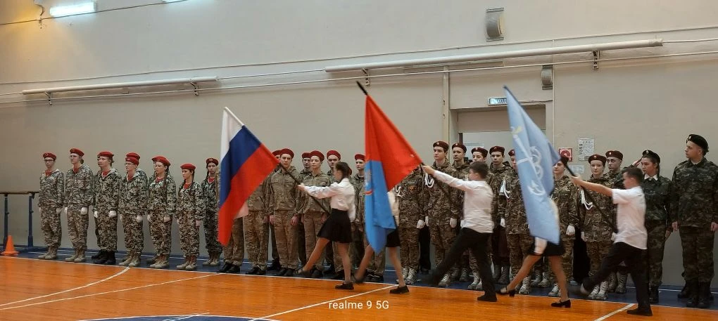 💫В преддверии 🎖"Дня защитника Отечества" на базе МБОУ «Гимназия» г. Моршанска прошел смотр строя и п