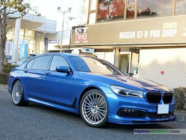 Встречайте уникальный Alpina B7 BiTurbo Langversion в легендарном цвете Estoril Blue II...