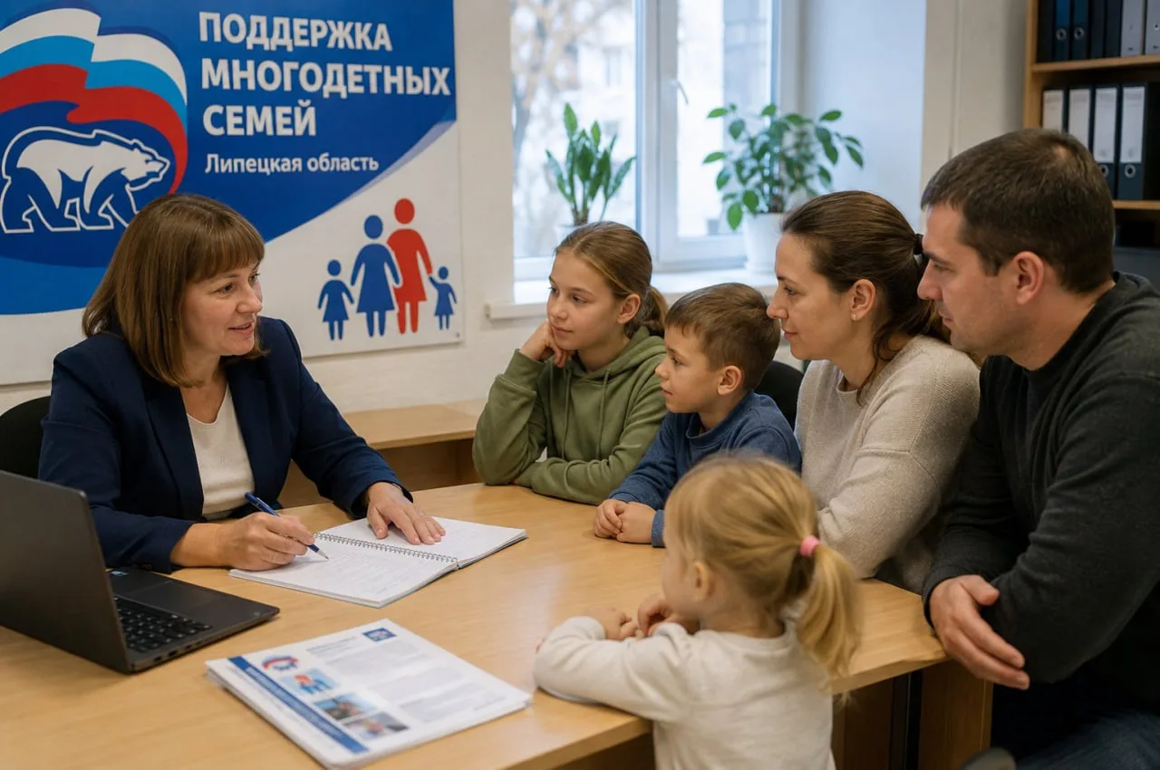 В Липецкой области многодетным семьям помогают через живых кураторов

Когда в семье несколько детей,