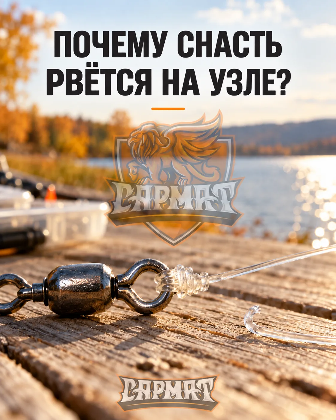 🔗 Почему снасть рвётся на узле?