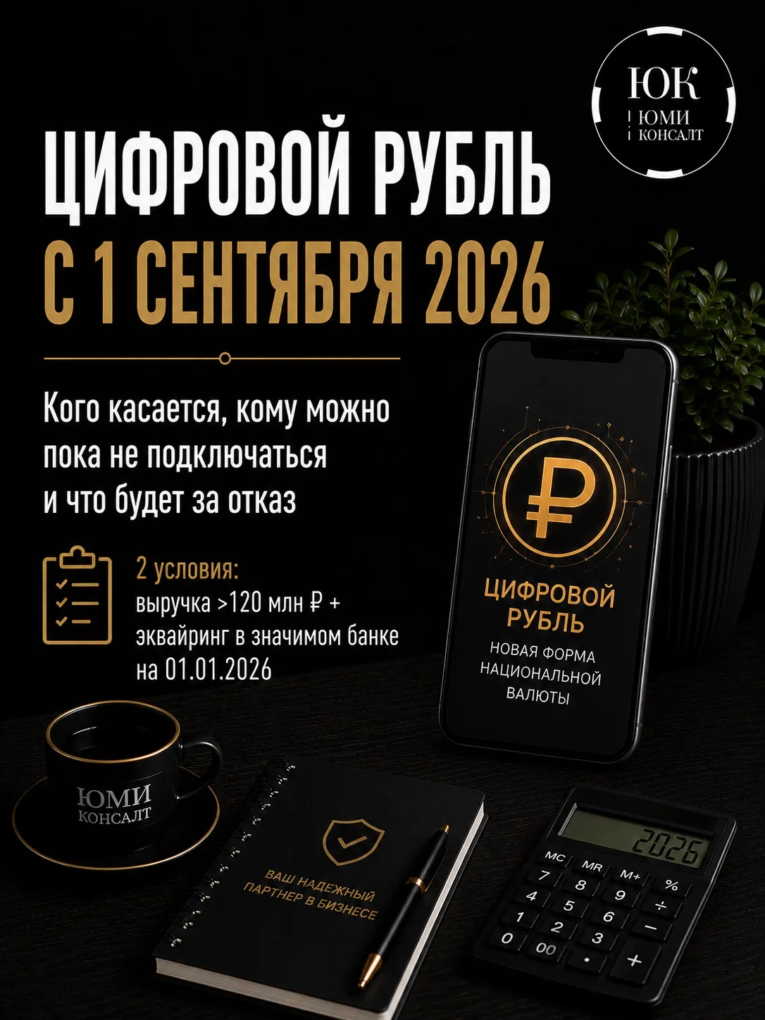 Обязательный цифровой рубль с 1 сентября 2026 года