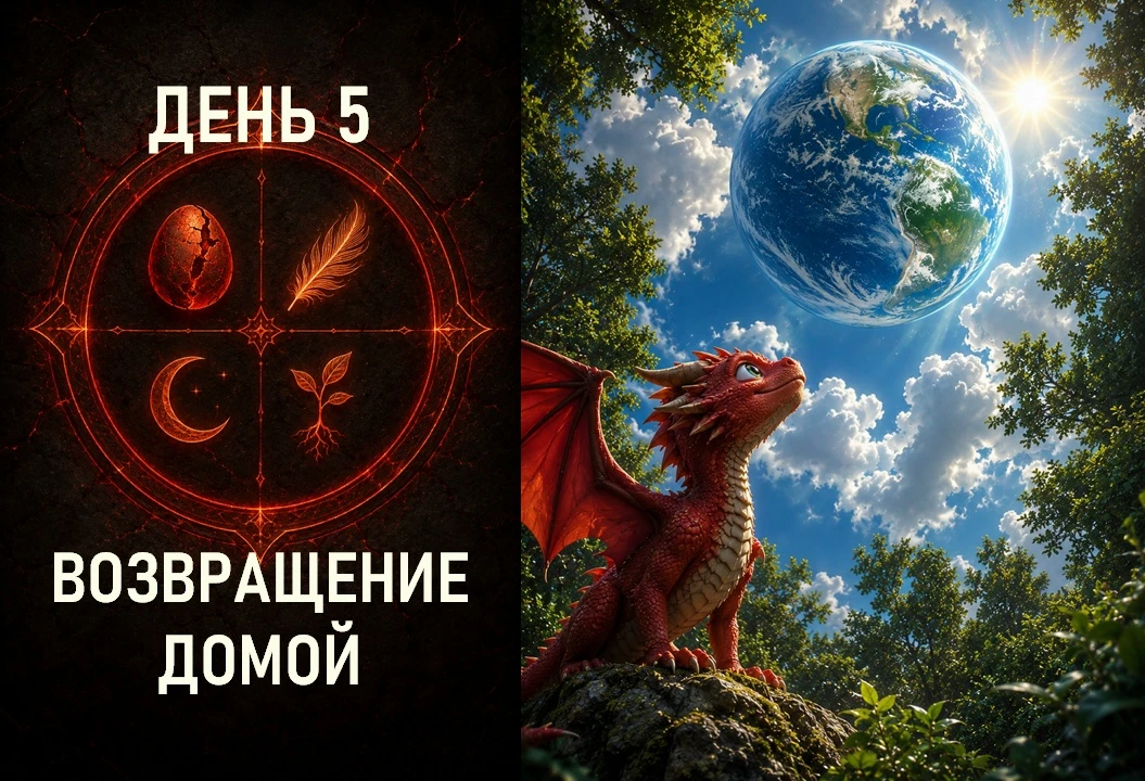 Спасти Драконыша. День 5.
Игра Цолькин "Красный круг"
Цикл завершается, чтобы начаться снова...

Дра