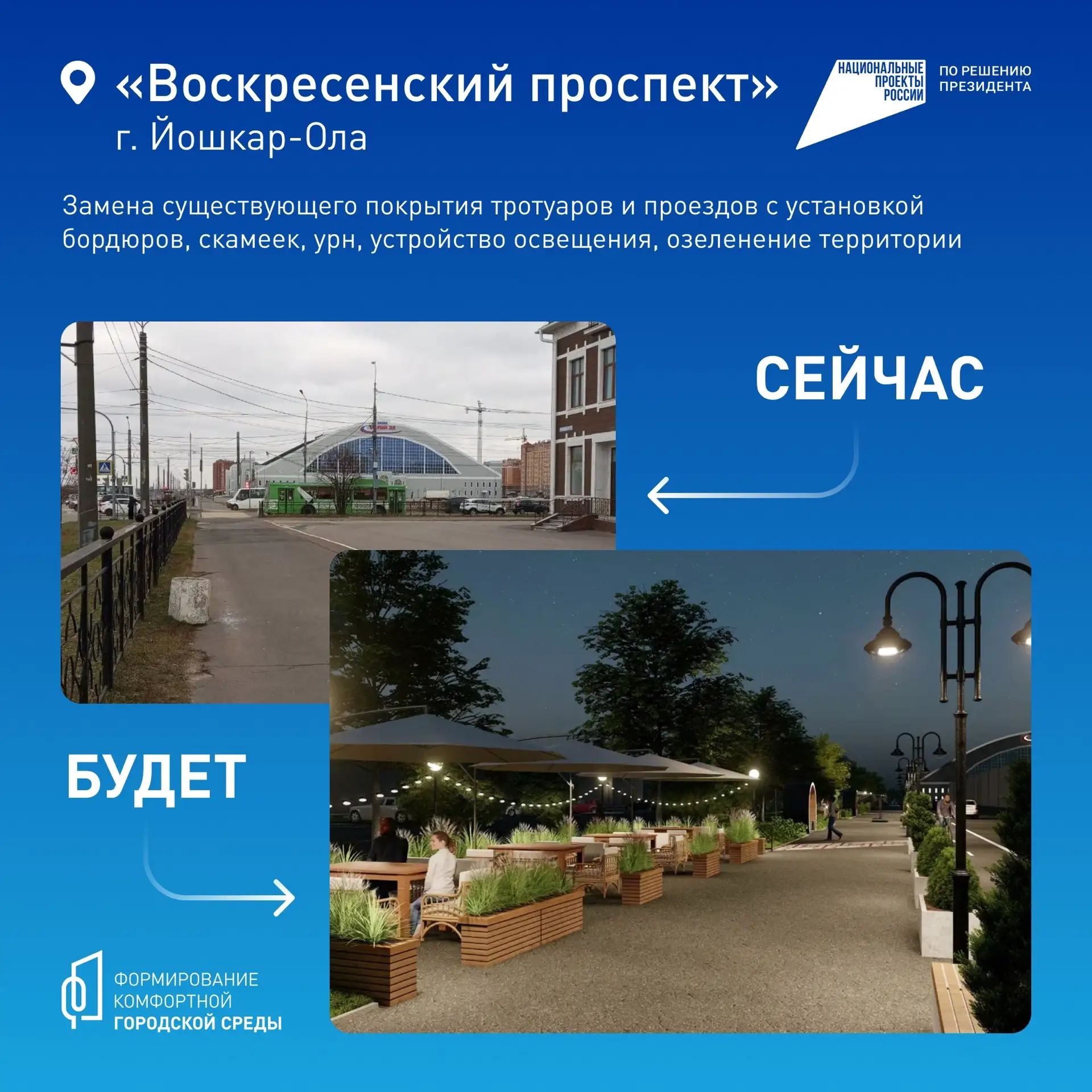 💫 Голосование за выбор объектов благоустройства продолжается!  Жители Марий Эл принимают участие во 
