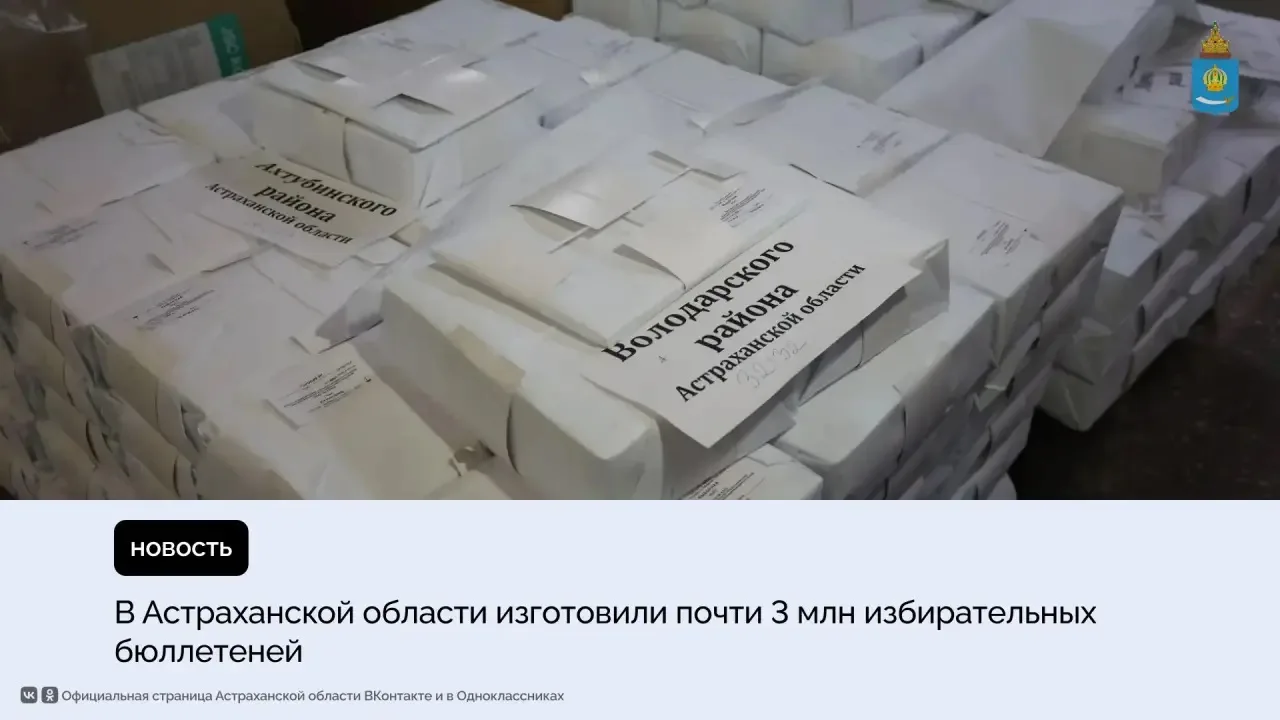 Для выборов в Государственную Думу IX созыва и областную Думу VIII созыва напечатали че...