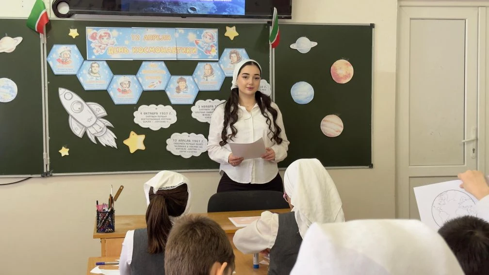 В третьем классе сегодня было настоящее космическое приключение! Темерханова Эльбина Ра...
