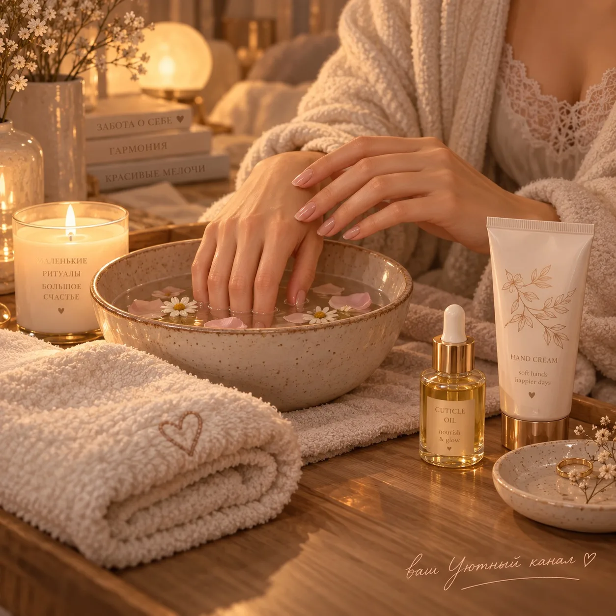 🤍А когда вы в последний раз устраивали маленький spa-вечер для рук?