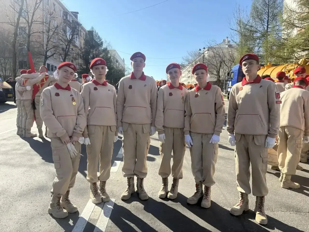 ⭐️С гордостью сообщаем!  Сегодня ученики нашей гимназии, участники юнармейского отряда «Гвардия», пр