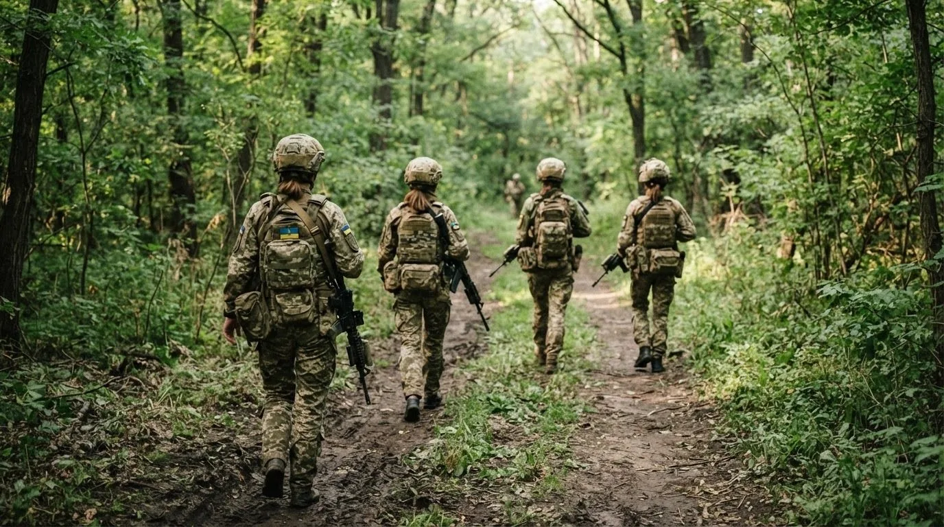 Командование Вооруженных сил Украины начало привлекать женщин-военнослужащих для компле...