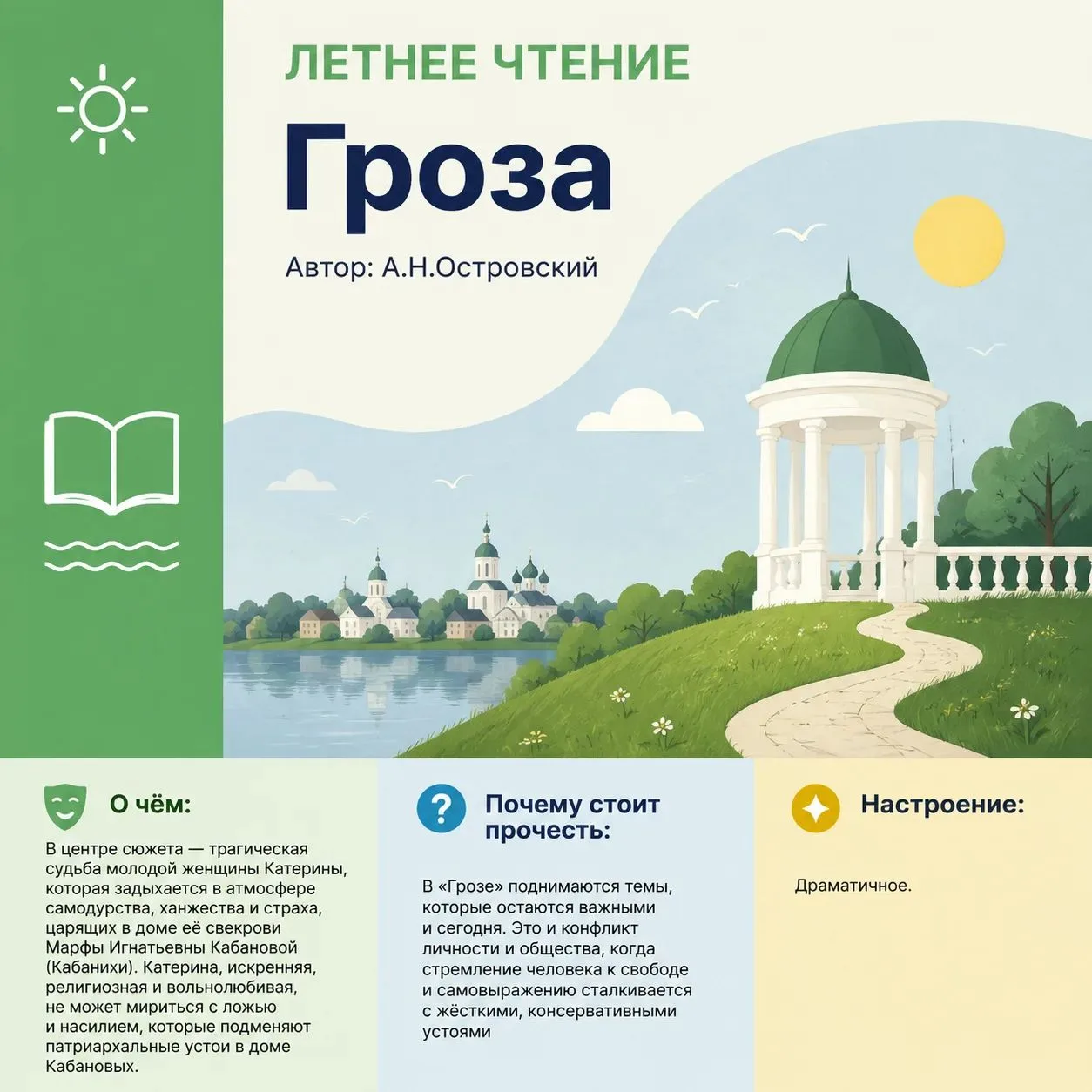 🌞 Лето на максимум: что читать будущим десятиклассникам?