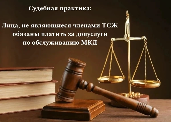 СУТЬ ДЕЛА

Заявительница оплачивала счета за охрану МКД и за работу диспетчера ТСЖ. Не являясь члено