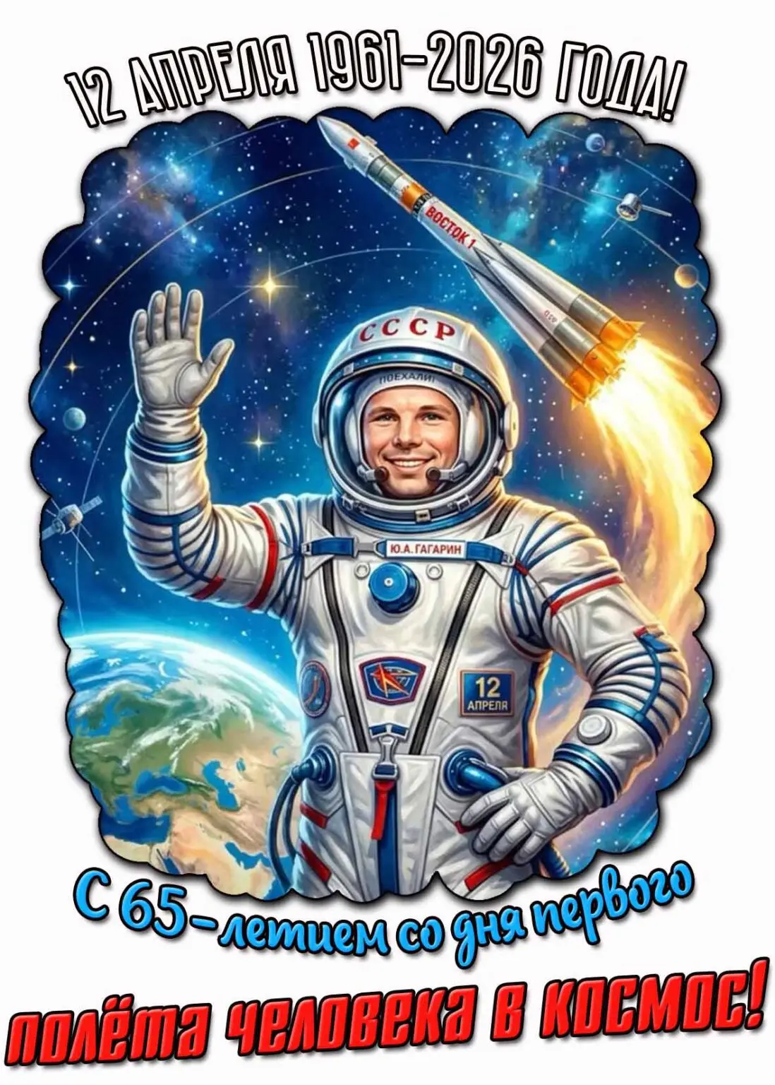 🚀 12 апреля — День космонавтики ✨