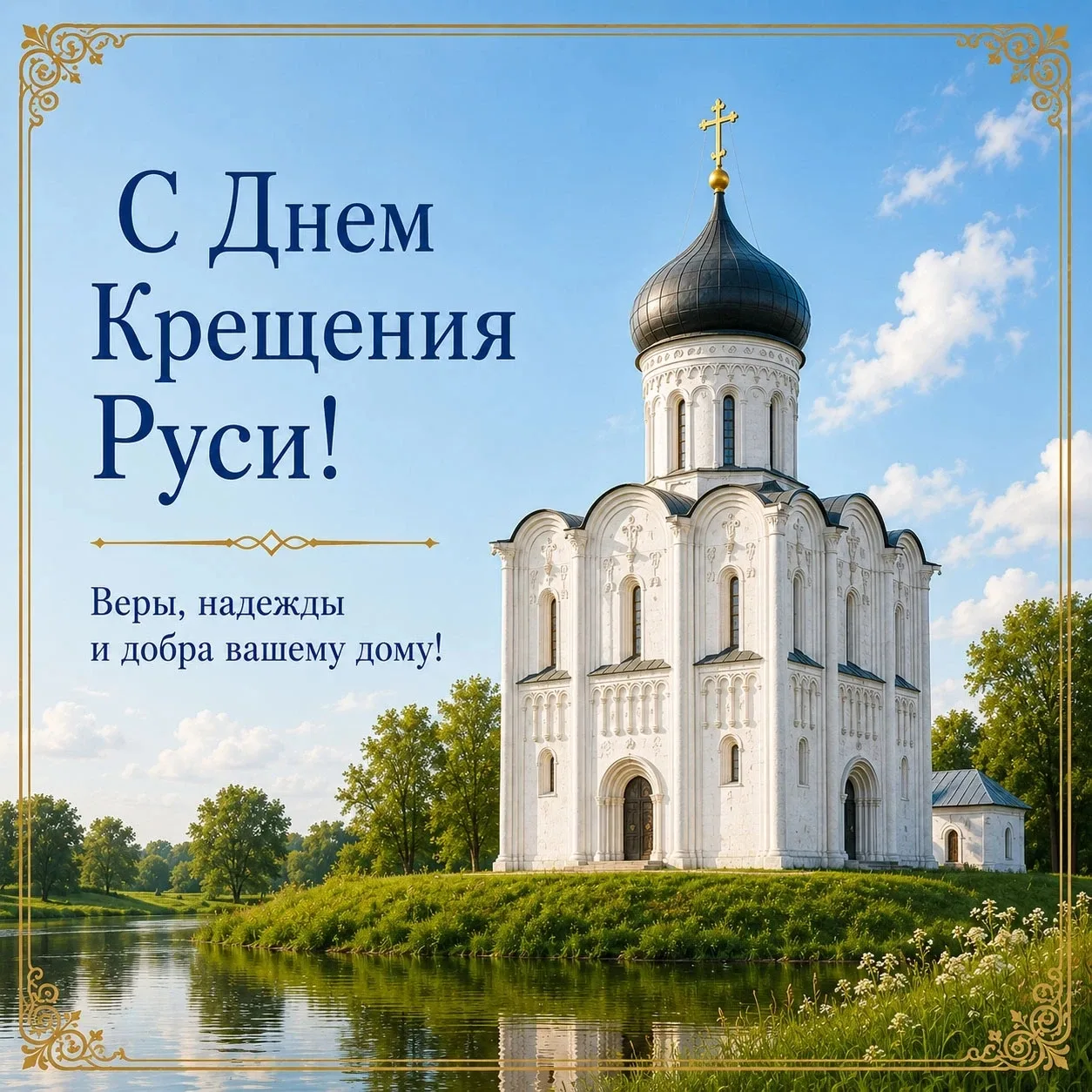 28 июля отмечают День Крещения Руси - памятную дату, связанную с принятием христианства Древнерусски