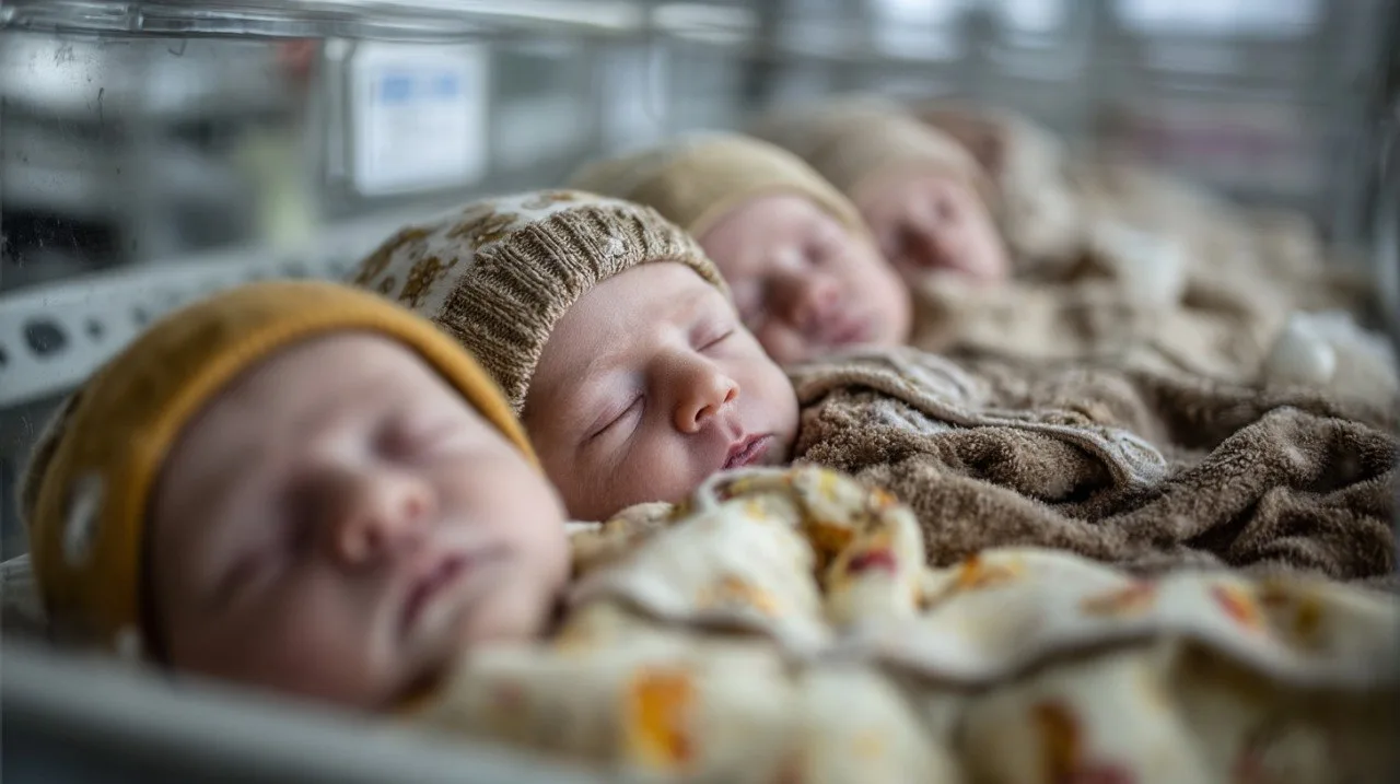 👶 Сразу пять пар двойняшек родились в Свердловской области за неделю.