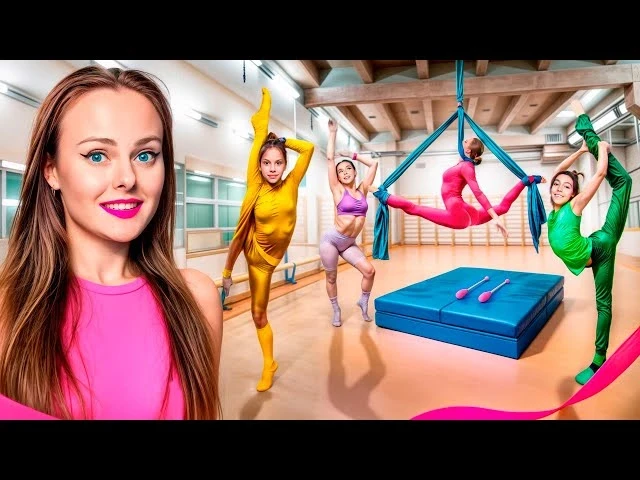 Дети-гимнастки против взрослых в экстремальном челлендже! 🤸‍♀️🔥