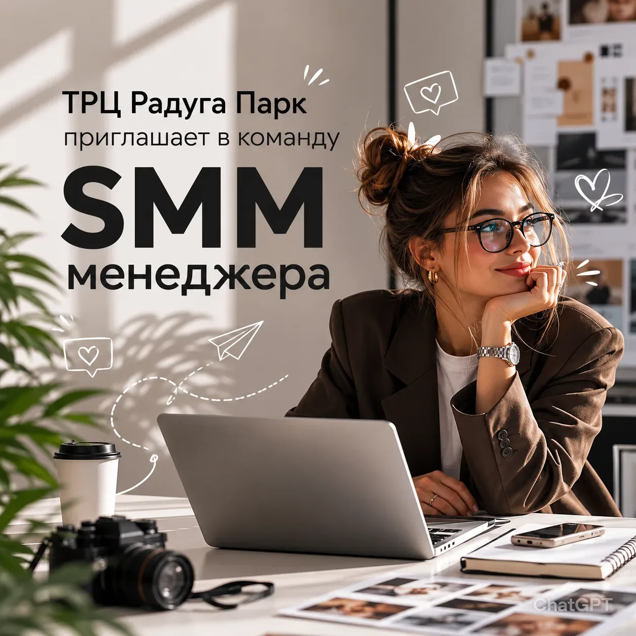 ТРЦ «Радуга Парк» приглашает в команду SMM-менеджера.