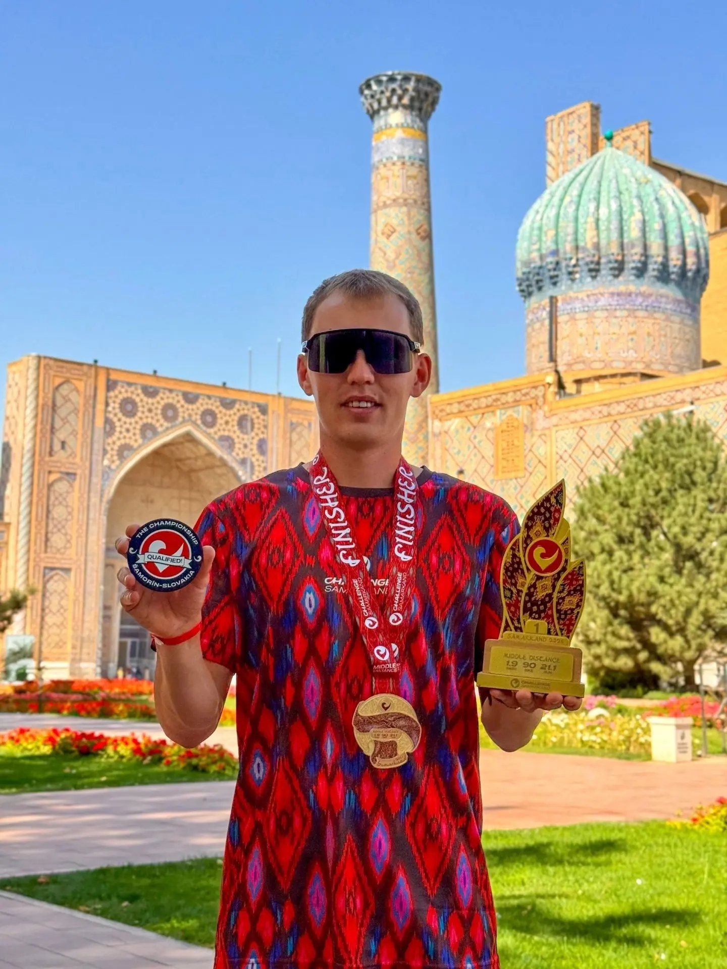 💥Михаил Логинов - абсолютный победитель турнира по триатлону «Challenge Samarkand 2026»