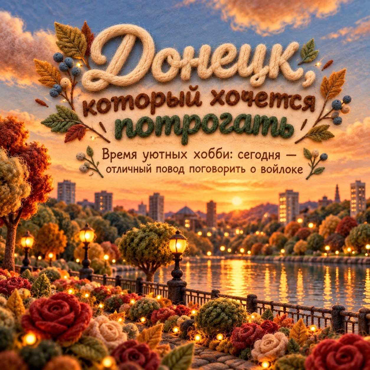 Донецк, который хочется потрогать 🧶