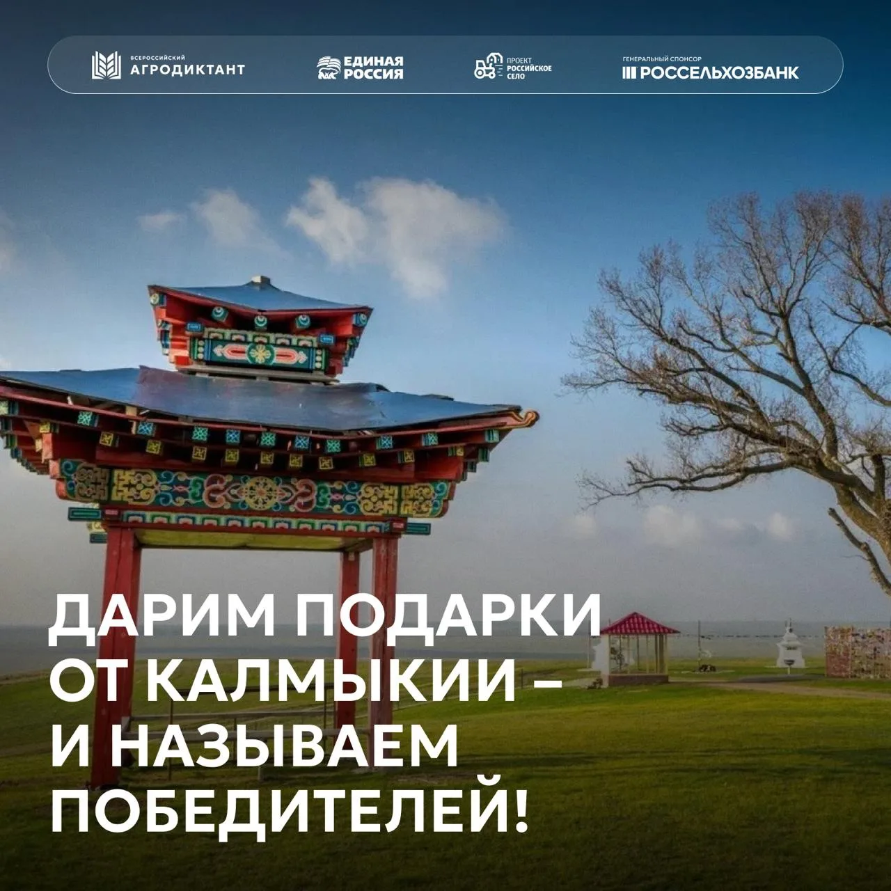 Среди участников Второго Всероссийского агродиктанта случайным образом выбрали счастлив...