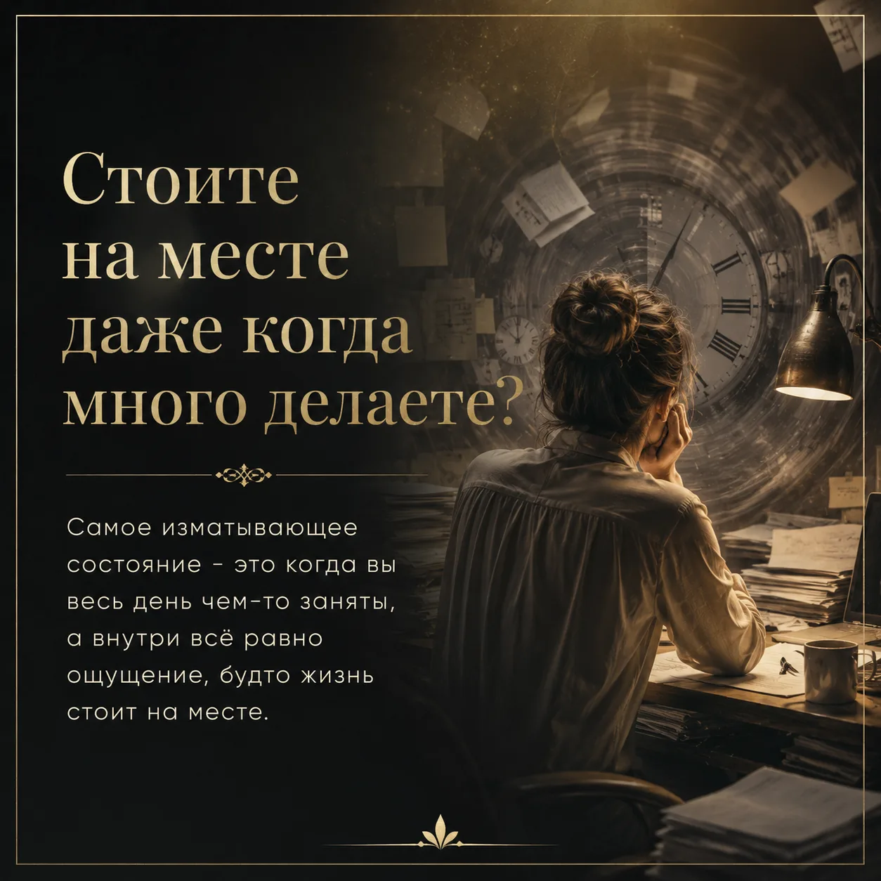 Много делаете, но все-равное стоите на месте?