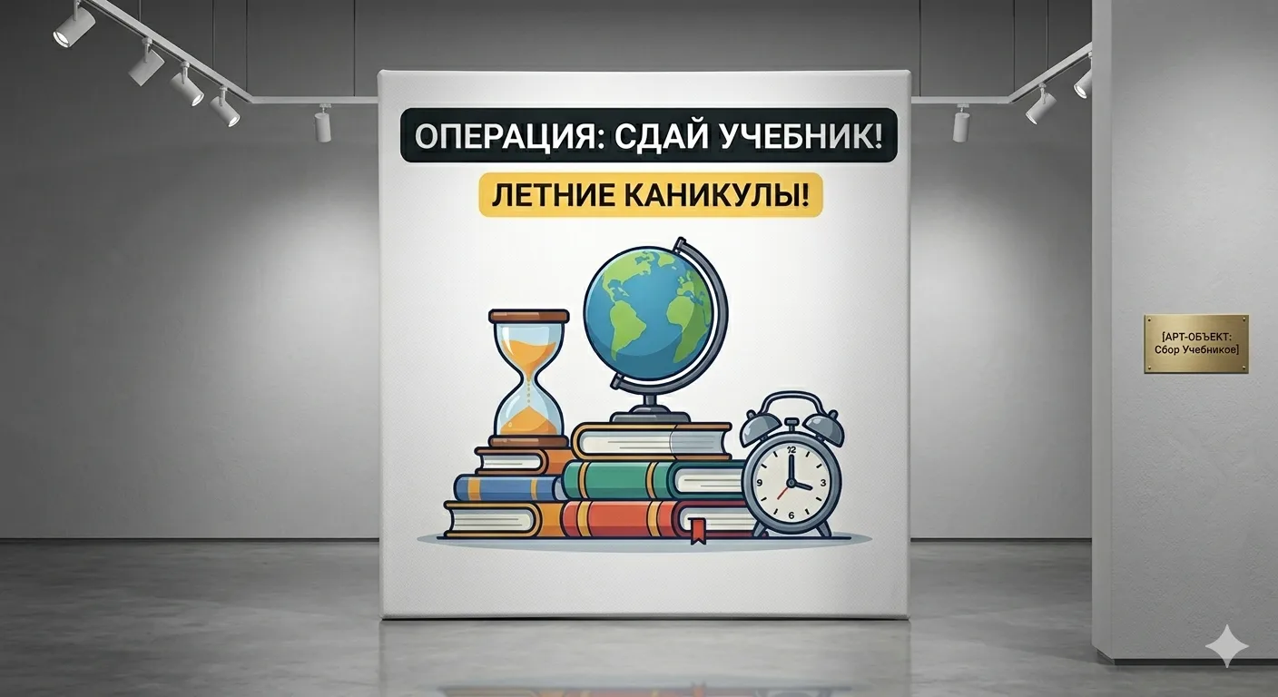 ​📚 ОПЕРАЦИЯ «СДАЙ УЧЕБНИК» ОБЪЯВЛЯЕТСЯ ОТКРЫТОЙ!