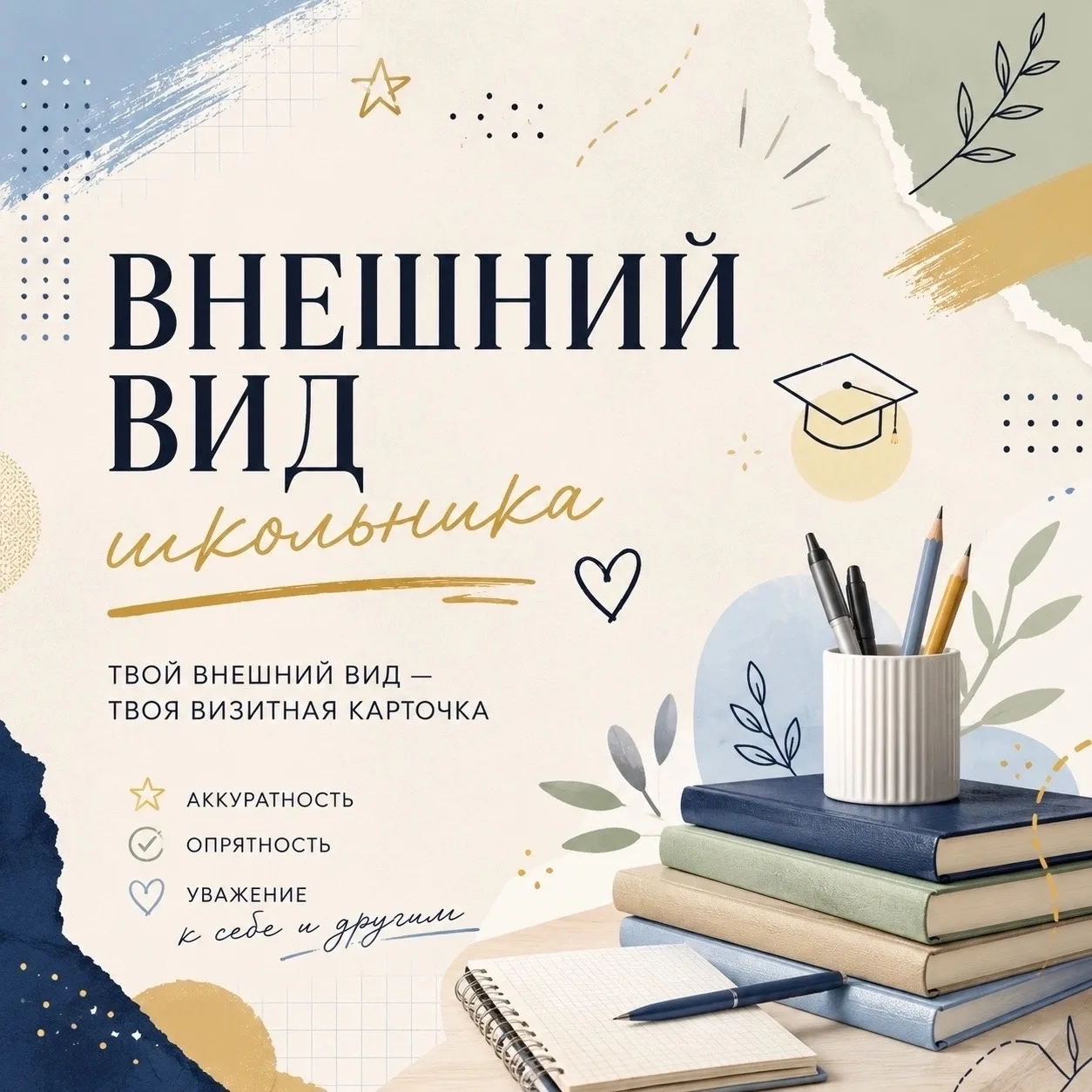 🎓 ВНЕШНИЙ ВИД ШКОЛЬНИКА