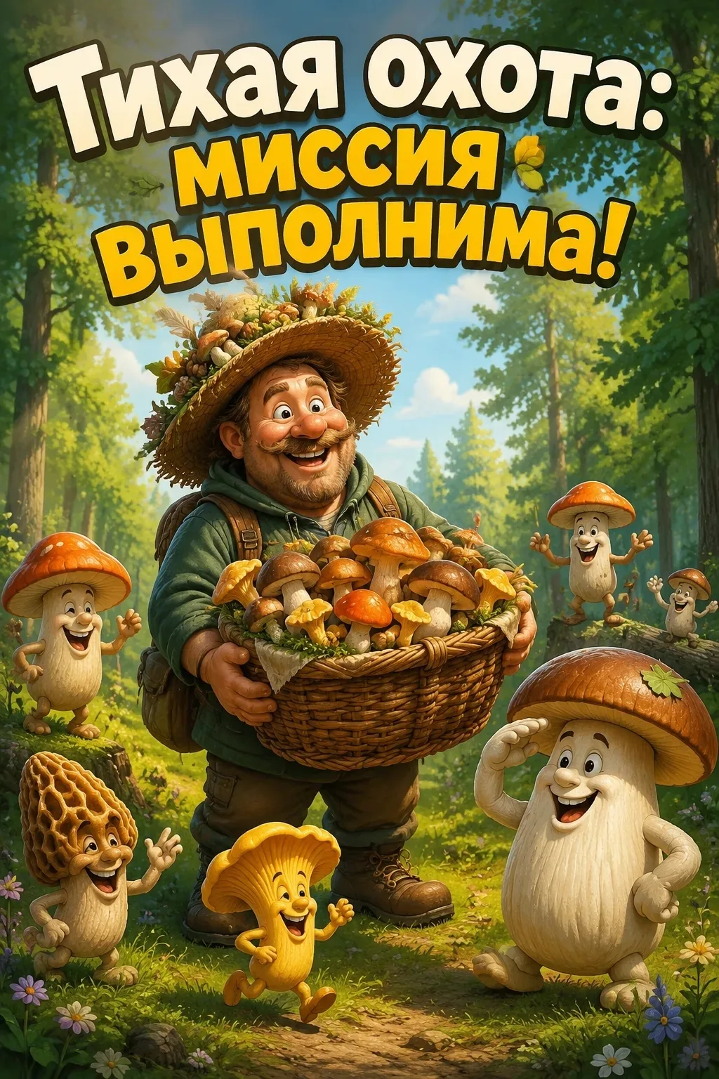 Грибная пора в разгаре! 🧺