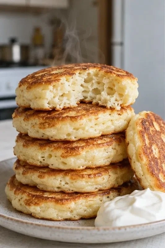 🥞 Пышные оладушки без «резинового» мякиша