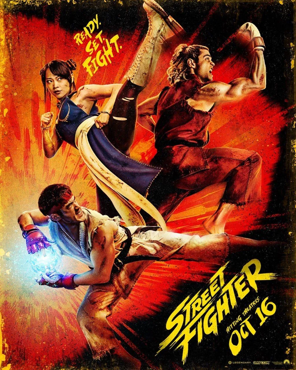 🔥Постеры к фильму Street Fighter   Фильм Street Fighter готовится к премьере 16 октября 2026 года.  