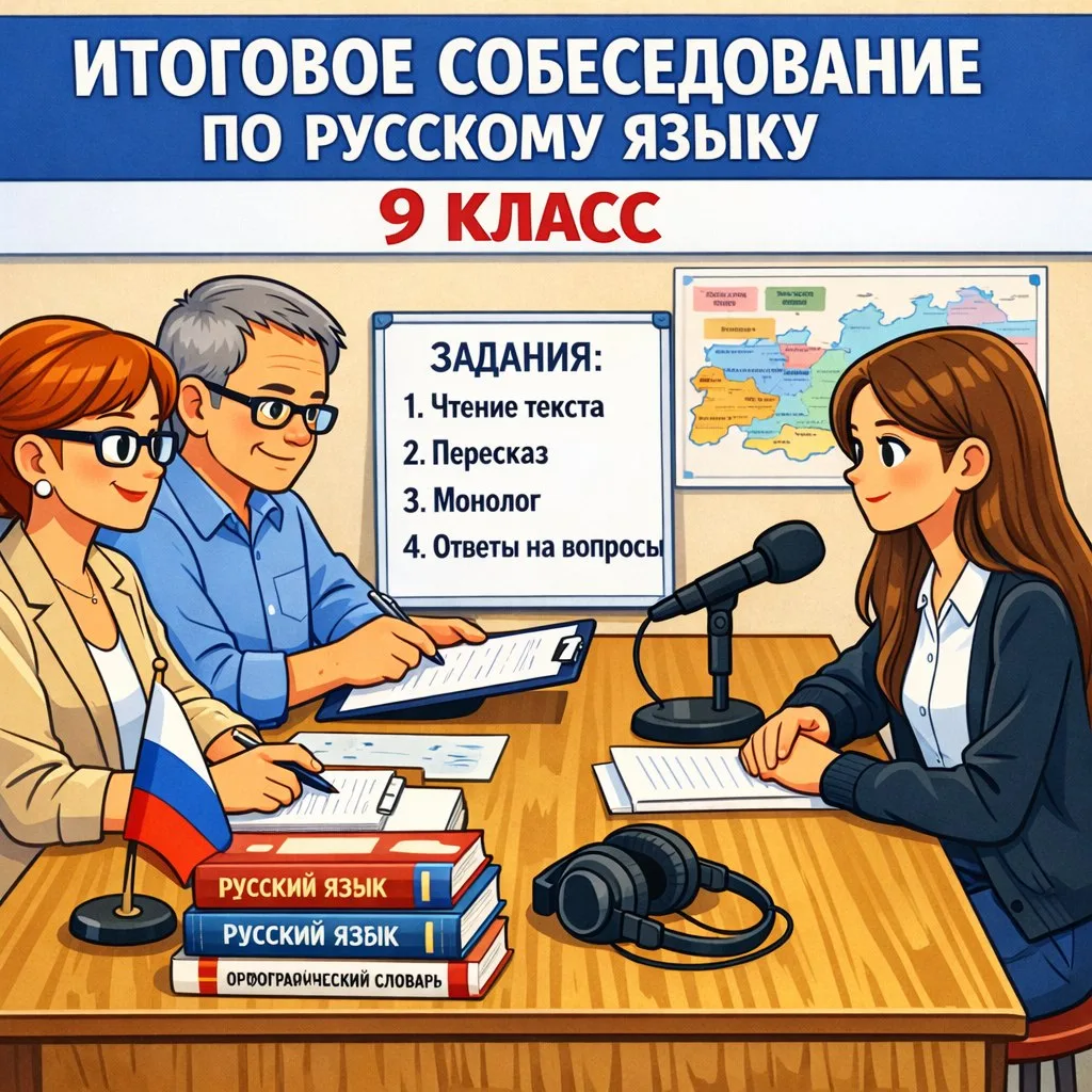 🎒 Сегодня у девятиклассников прошло важное испытание — итоговое собеседование по русскому языку  Это