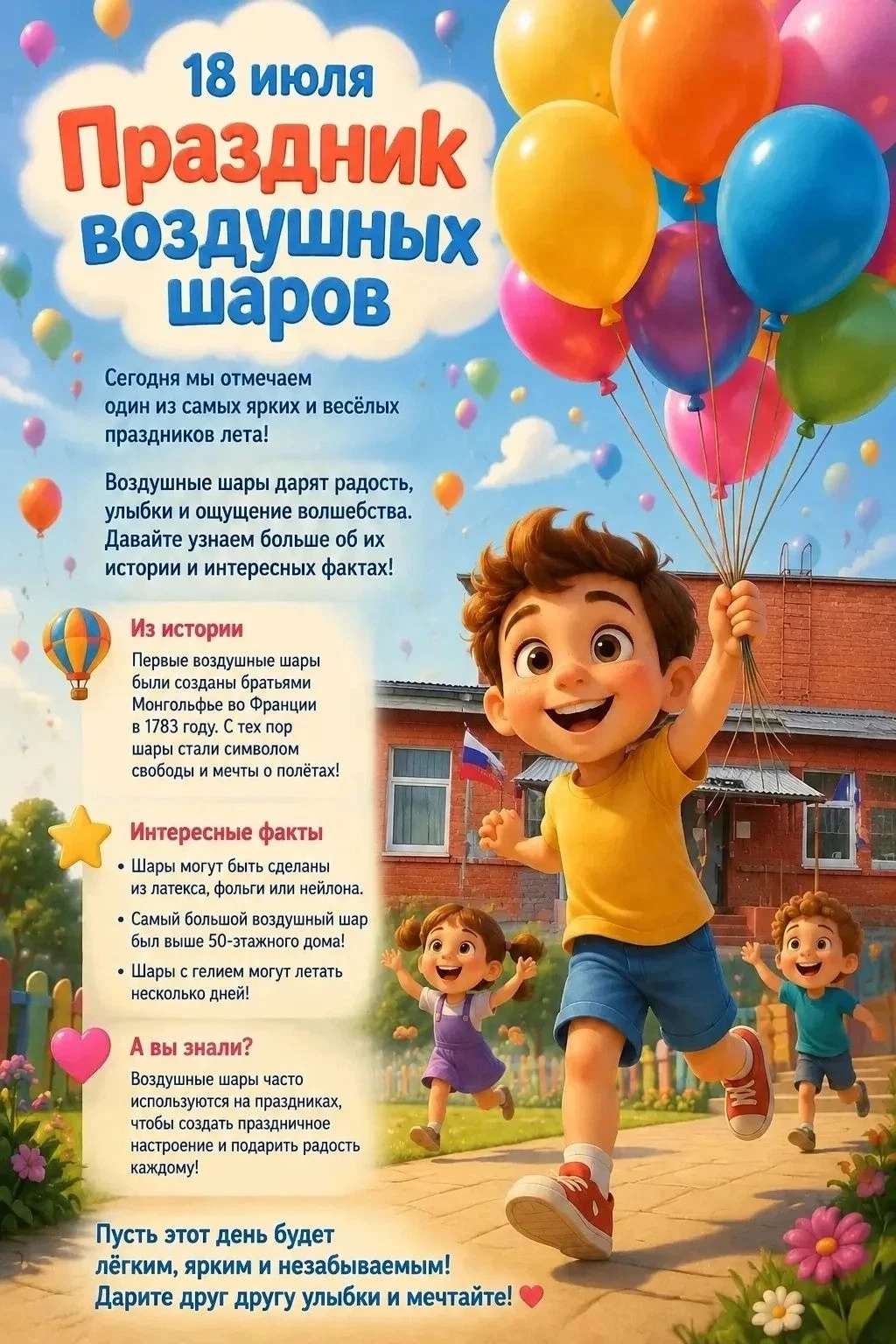 🎈 День воздушных шаров — день чистого счастья! 🎈