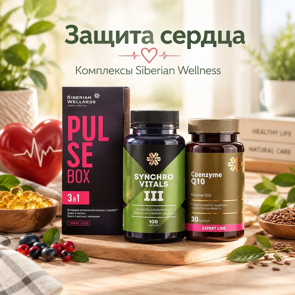 Комплексы для сердца от Siberian Wellness ❤️