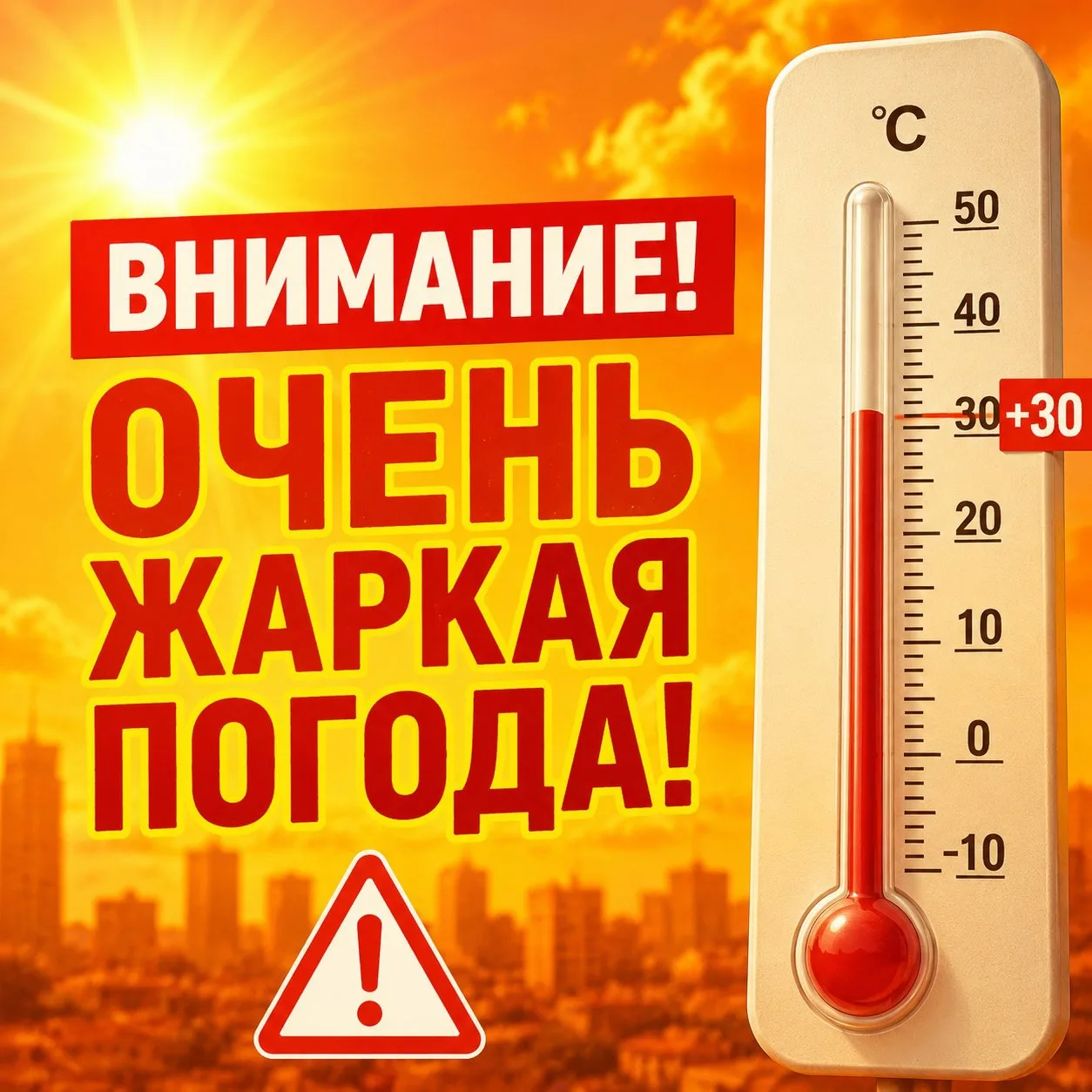 ✨В период с 18 по 24 июня текущего года в Новосибирском районе сохранится аномально жаркая погода с 