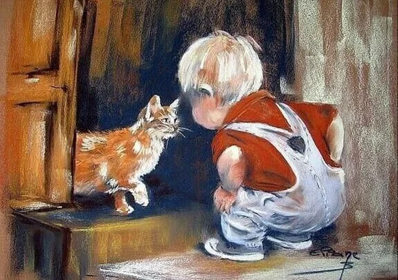 Девять жизней Мурки

Мурка лежала на коленях молодой хозяйки. Та, сидя в наушниках за компьютером, ч
