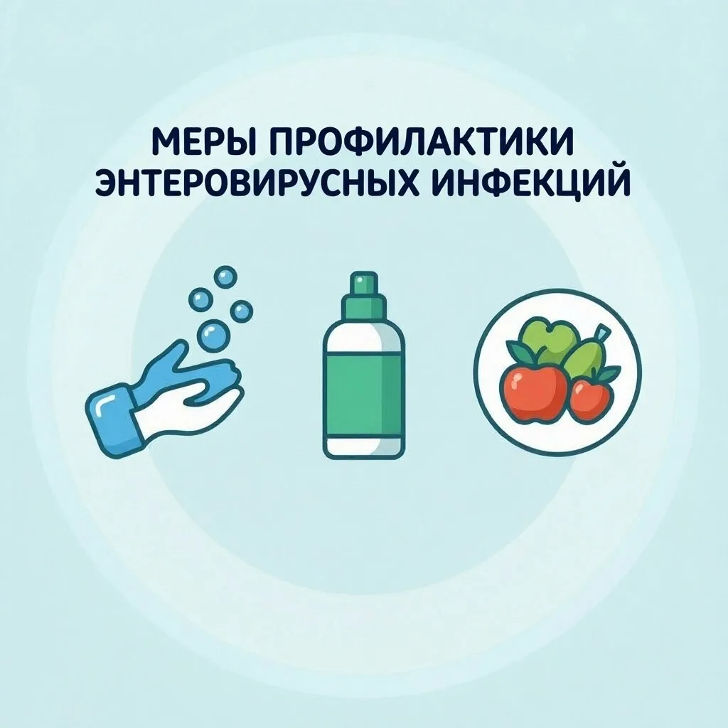 ЭТО ВАЖНО ЗНАТЬ КАЖДОМУ 

Меры профилактики энтеровирусных инфекций

Энтеровирусы представляют собой