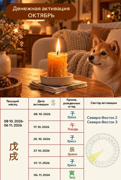 💵💵💵АКТИВАЦИЯ ДЕНЕЖНОЙ ЗВЕЗДЫ НА ОКТЯБРЬ 2026