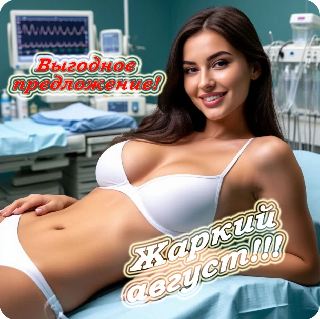 Уникальное предложение! Увеличение груди - 300 тыс. руб. (операция, наркоз, стационар, круглые импла