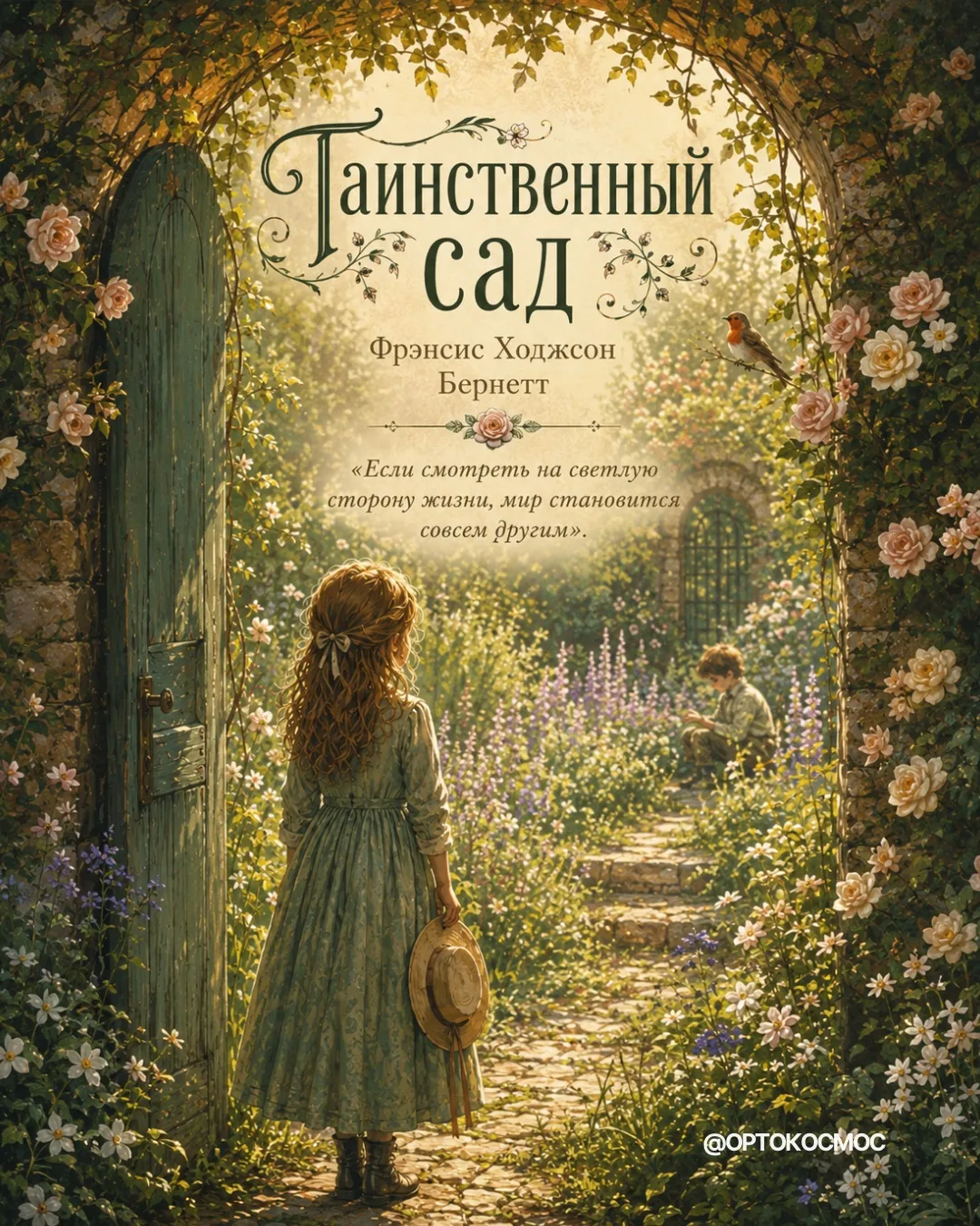 Книга июня из библиотеки ОРТОКОСМОС

📚«Таинственный сад» Фрэнсис Ходжсон Бернетт — одна из тех исто