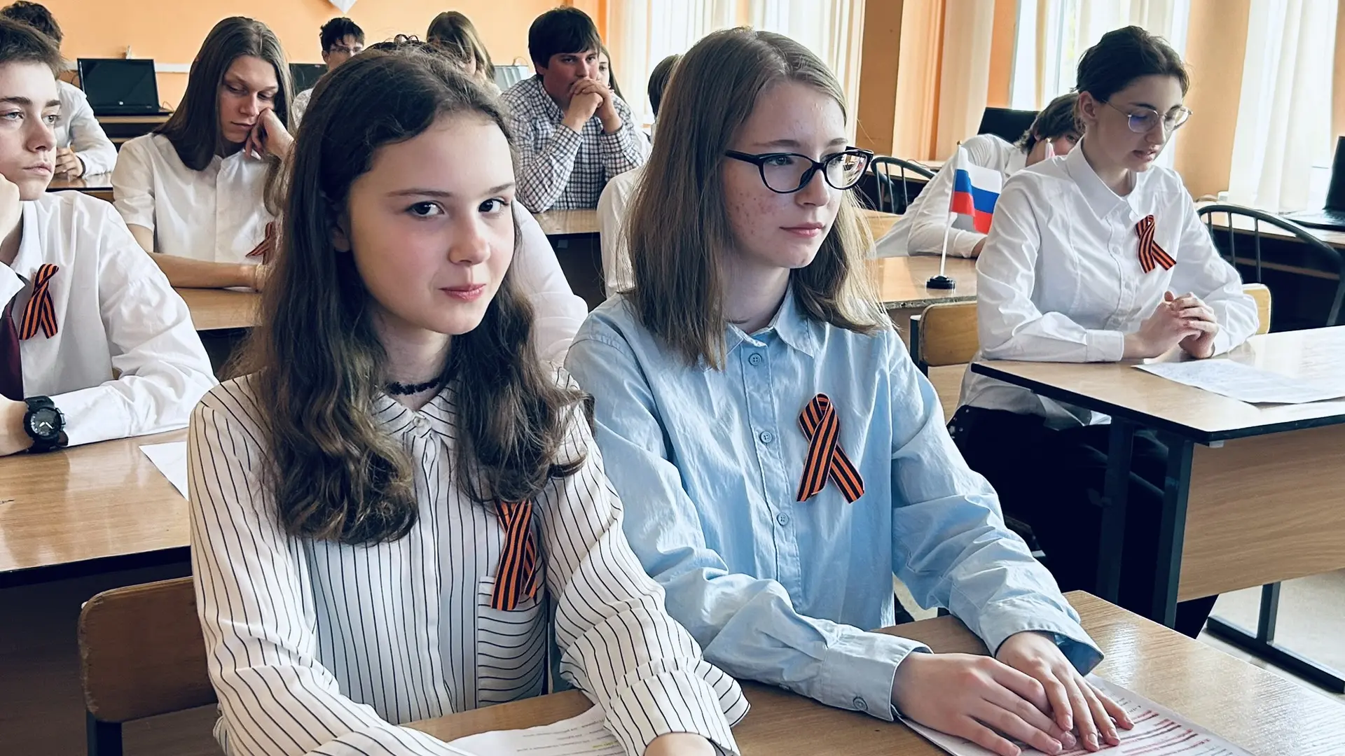 🇷🇺🇧🇾 Сквозь время и расстояние: телемост дружбы Санкт-Петербург — Могилёв  В нашей школе состоялся т