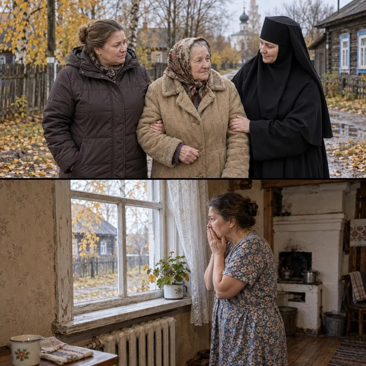 МАТЬ ЧЕТВЕРЫХ ДЕТЕЙ ПРИЮТИЛА СТАРУШКУ. А УТРОМ МОНАХИНЯ УВИДЕЛА У ДОМА ЧЁРНЫЙ ДЖИП И ПО...