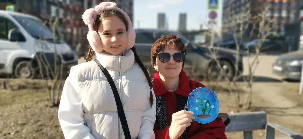 Орлята-экологи из 3П класса провели  акцию «Не рвите цветы» 🌸  Ребята  нарисовали рисунки 🖼️, в кото