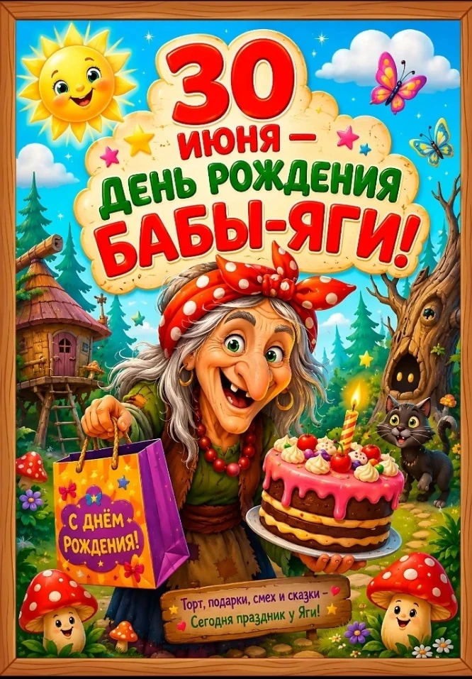 Сегодня друзья Бабы-Яги, ребята из группы "Солнышко", приготовили для неё подарки своим...