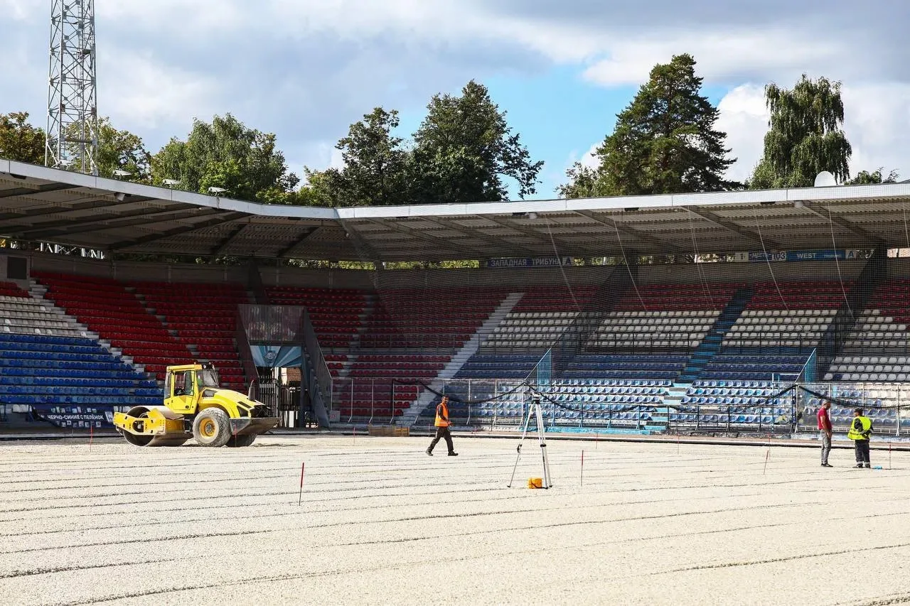🏟 Завершится к середине октября: реконструкция нашего стадиона вышла на новый этап!